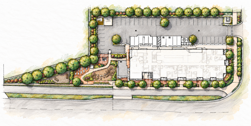Crossroads Housing Landscape Architecture